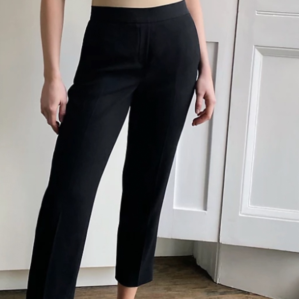 Aritzia babaton work pants black cropped
